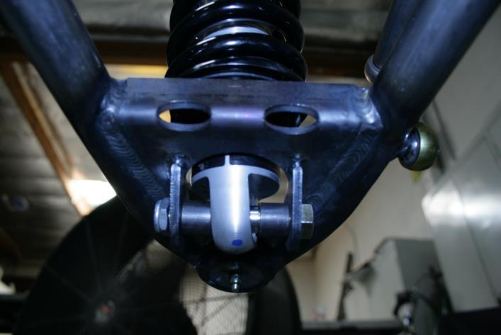 anti-sway bar with zero load. Installing the Coil-overs: Place the top of the shock into the top mount on the cross member.