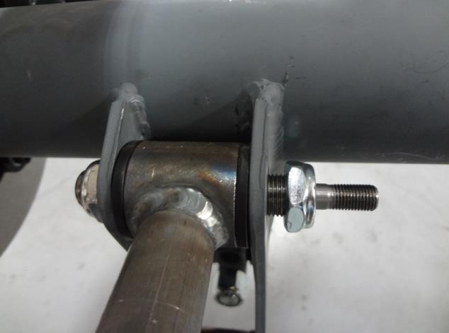 *NOTE* For Optional Anti-Sway bar only Install the shoulder bolt onto