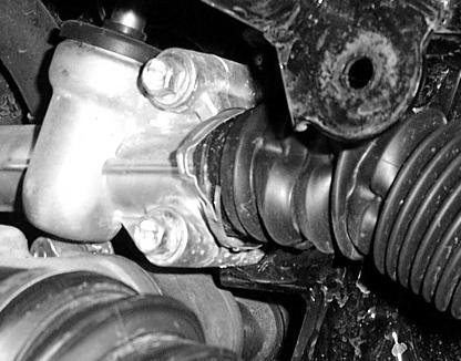 Verify that the clip snaps into place after installing the ball joints into the new Control Arm. You should always double check the ball joint snap ring for proper fit.