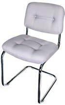 Chair - Black / Chrome 19 L x 23 D x 31 H Q-10