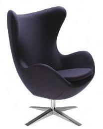H Adjustable LABREA CHAIR charcoal gray fabric