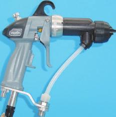 MANUAL ELECTROSTATIC SPRAY GUNS VECTOR R70 CLASSIC LOW PRESSURE AIR SPRAY The R70 is a very light and compact spray gun which can be used in very tight application areas.
