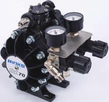 and air pressures Quick release air, fluid inlet and outlet connections for faster maintenance Re-circulation/dump valve accessory for faster colour changes reducing down time, saving time and money
