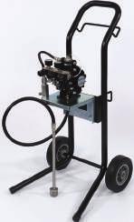 DIAPHRAGM PUMPS PRODUCT CATALOGUE 47 DX70R3-CF Cart mounted pump outfit with filter and three air controls.