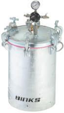 Agitators Binks offer a selected range of Air Driven paint agitators for general industrial use, the range includes Drum & Pail mounted agitators with Heavy Duty motors.