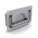 luminium range - Handles Flush handles Flush handles 105 x 63.5 mm This handle has 2 detents at 0 and 90. Maximum load: 100 kg/pair. Handle is chrome plated.