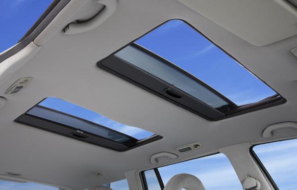 water in the interior of your vehicle, and functions similar to the way many factory sunroofs