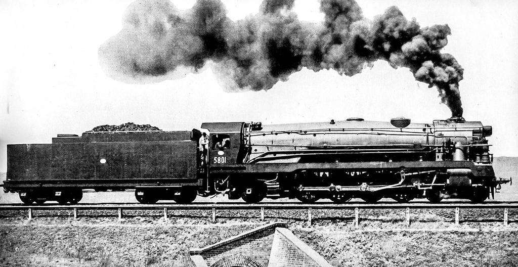 The first entered service in March 1950. The decision to move to diesel power saw only 13 locomotives completed.