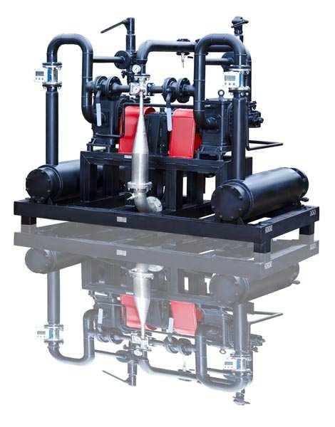 Lowviscous, viscous and highviscous fuel/lowviscous residual oil blending system USB60/2 This system is intended mainly for treatment of highviscous medium of black oil and crude oil as well.