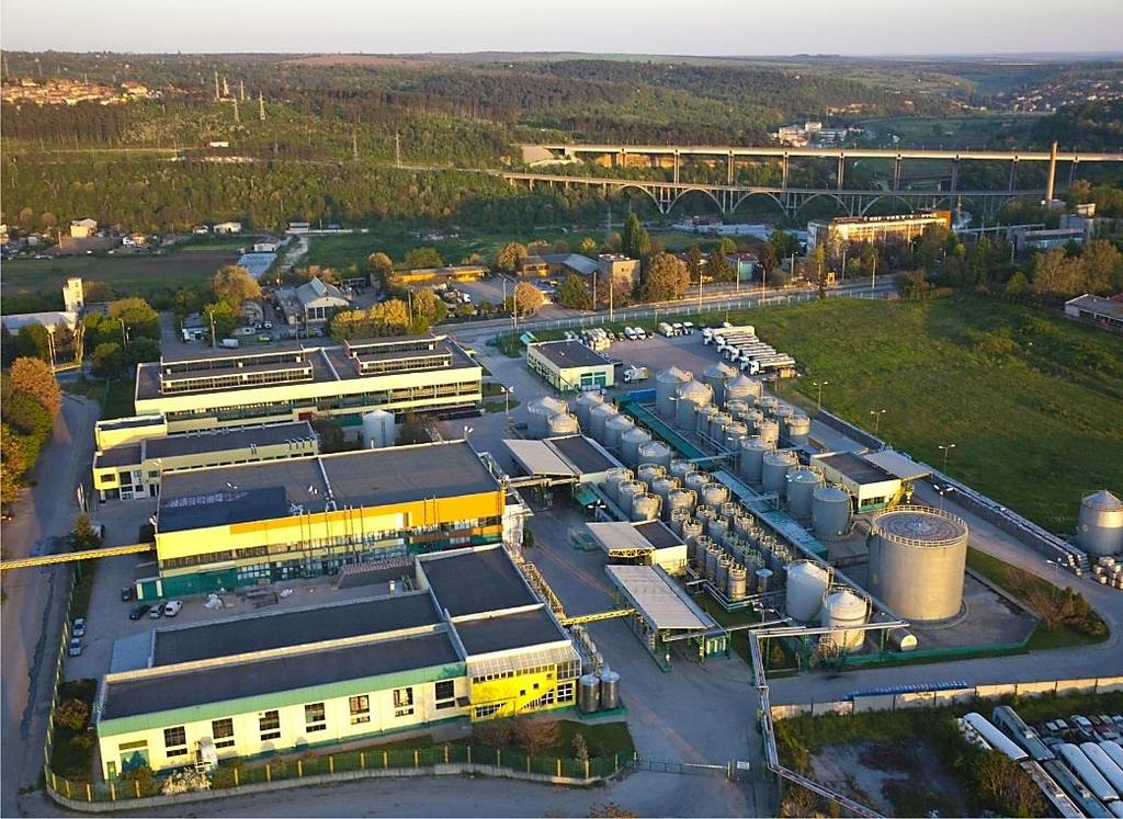 BLENDING PLANT Ruse, Bulgaria Established in 1995 Main activities: Production and distribution of Prista lubricants and special fluids; production