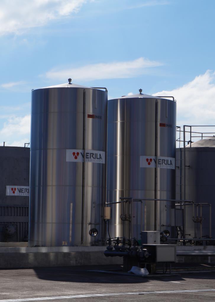 GREASES BLENDING PLANT Verila Lubricants operates in more than 20 countries in Central and Eastern Europe, Middle East and North Africa Activities: Production and scientific research Engineering and
