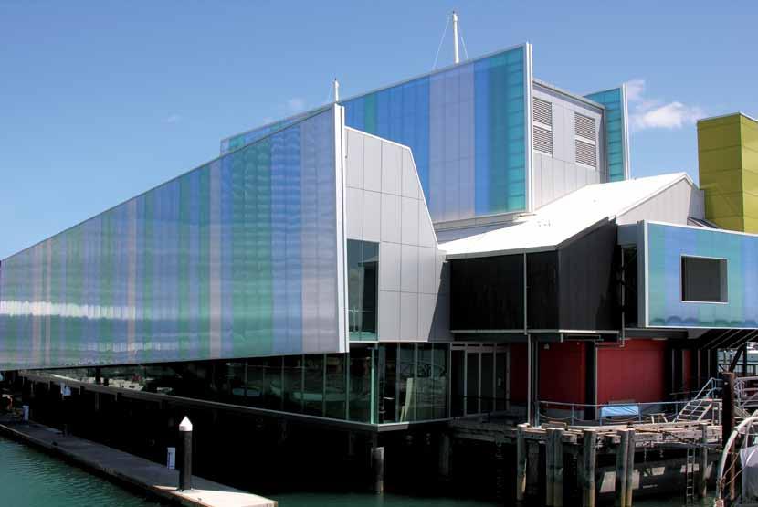 Lake Ainsworth Sport and Recreation Centre Ballina Allen Jack + Cottier Maritime Museum Auckland Pete Bossley Architects EXTENDED UV PROTECTION Danpalon Multicell also offers a co-extruded UV