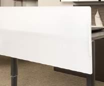 Acrylic Privacy Dividers Can be mounted above or below worksurface PLTAP1524S 24 W x 15 H $115