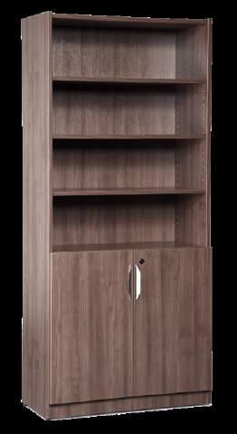 Storage Cabinet with Glass Doors Model No.