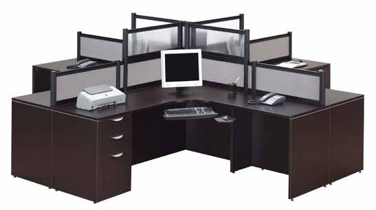 PANELS Borders PB Series Desk Mounted Panels Effective time management often requires a delicate balance between privacy and interaction with colleagues.