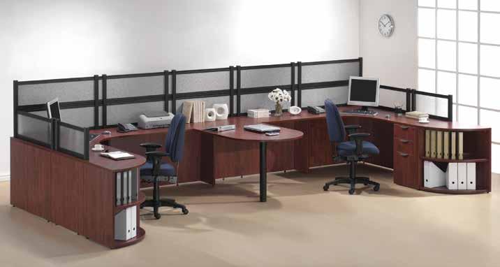 Whether you choose 24" or 36" high panels for complete privacy, 12" panels for moderate privacy or transaction tops for reception areas Borders has a solution that will work for you and your