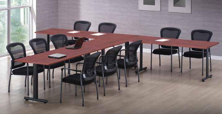 Available in contemporary color laminates with 3mil Dura-Edge detailing. These tables not only provide flexibility and durability but will bring style and warmth to the workplace.
