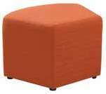 Available Fabric Teal Slate Burnt Orange Kashmir Green Alcove Medium Back Chair with 4-Star Aluminum Base Model No.