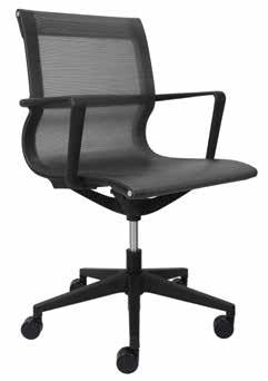 SEATING Executive Mesh NEW! Alto Mesh Mid Back Conference Swivel Model No. 21621 $410 Black or Silver Mesh.