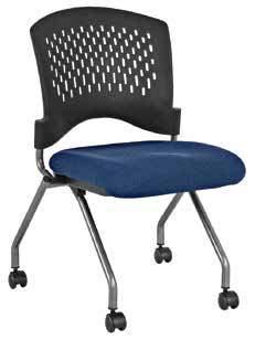 7774TNS/94 $319 Available with Black Mesh Back with Fabric or Vinyl Seat on Titanium Frame. Must specify seat color number as shown below.