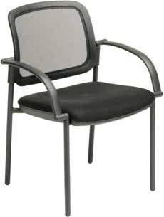 Guest Stacking SEATING Cello Mesh Series Solid one piece metal