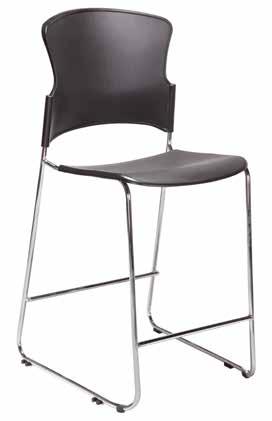 ANSI & BIFMA COMPLIANT Multi-Use SEATING Lyric Bar Height Chair Model No.