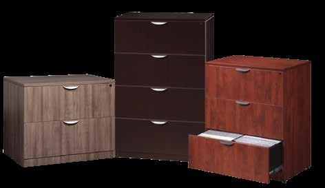 FILES + STORAGE Lateral Files + Mobile Pedestals Classic Laminate Lateral Files & Mobile