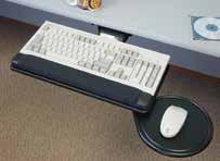 ACCESSORIES Keyboard Trays + More Complete Keyboard Systems Deluxe Monitor Arms 9½" 18½" 10" 25" A 10½" B Deluxe Dual Monitor Arm Model No.