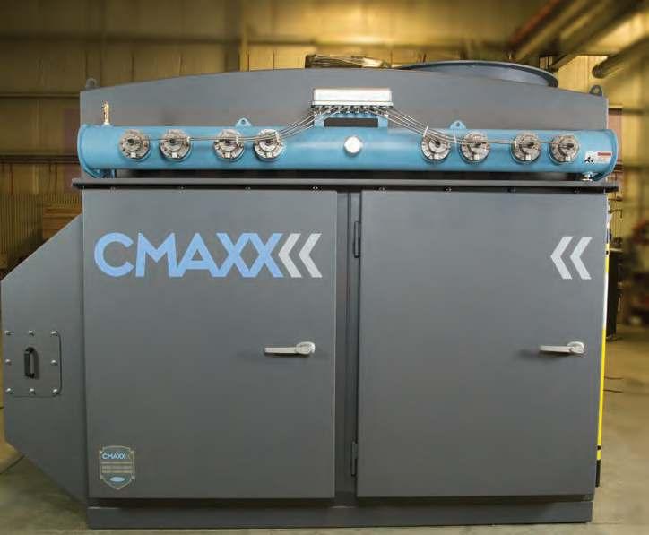 The internal area of the CMAXX offers 20% more area around the filters causing more dust to