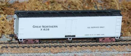 95 1 ACR GN 5540H0828* MW Ice service car from old 54000 refrigerator cars.