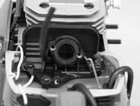 13. CYLINDER & PISTON 13.27 Install carburetor base.