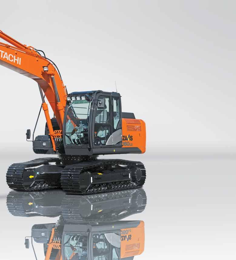 The design of the new Hitachi ZAXIS 160 medium excavator is inspired by one aim empower your vision. It delivers on five key levels: performance, productivity, comfort, durability and reliability.