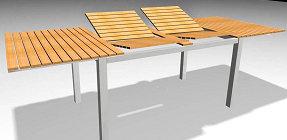 wood table HW02 80x80x74cm Capacity 1300 / 40 HC