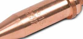 The Type 41 nozzles are manufactured from copper that provides effective heat resistance and the Type 44 are of two-piece construction incorporating a copper