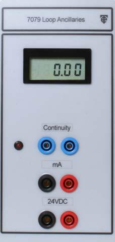 Loop and Temperature Modules 7079 Loop Ancillaries Calibrator The 7079 provides the following for the testing and calibration of electrical process loop signals. 0 to 199.