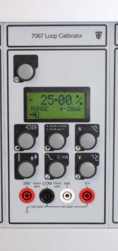Loop and Temperature Modules 7067 Loop Calibrator The 7067 is a micro-processor based instrument for the calibration of voltage and current loop signals.