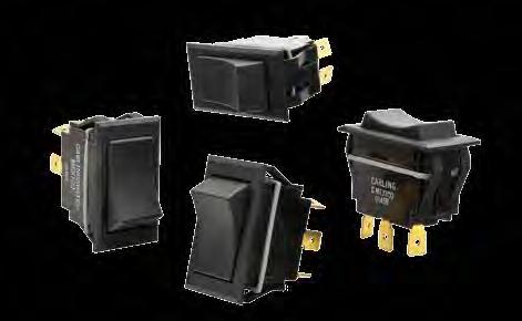 UL, CSA, VDE G Series rocker switches are compatible with mounting