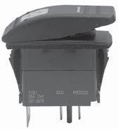 RD-5-7183-0P DPDT Type Function: Off-On-On 4 Terminals 24 VDC Blue Light 71R0862
