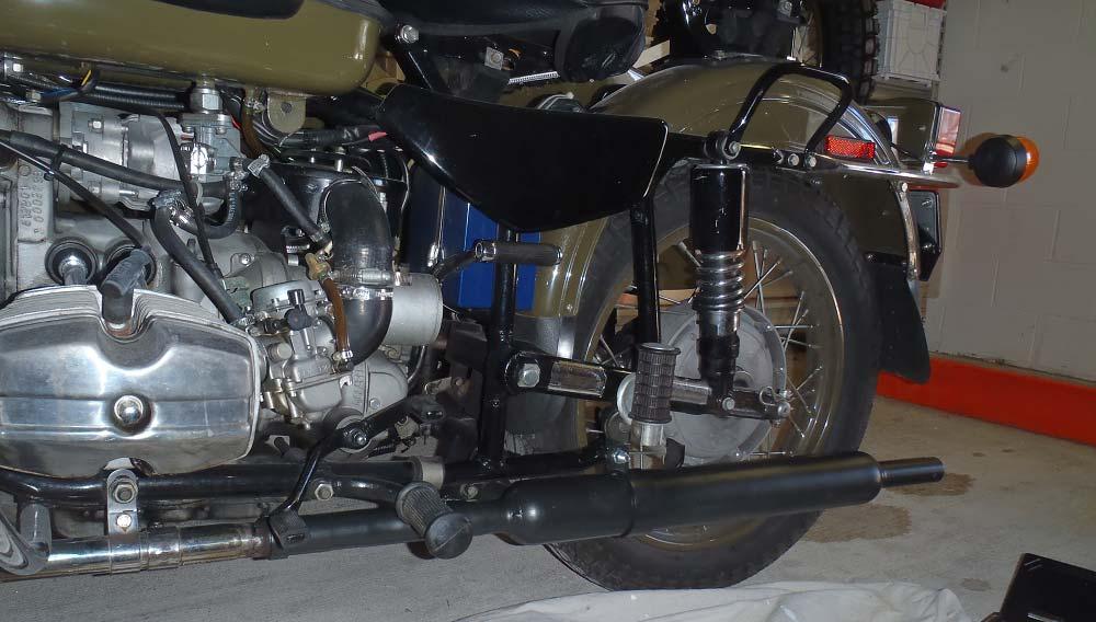 Modtop Black Muffler Installation With / Without Ural Chrome