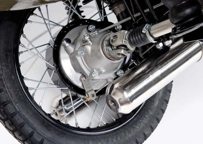 Ural with the transition/catalytic converter