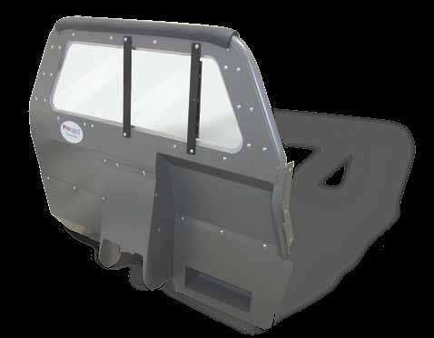 Padded, 1-⅝ roll bar 14 gauge thickness withstands violent assaults Same B-Pillar mounting style as our Universal Partitions Side Curtain Airbag Compatibility Choose from two options: Airbag