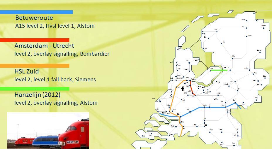 Harmonisation of existing ERTMS tracks.