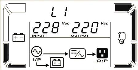 AC mode Description When the input voltage is within acceptable