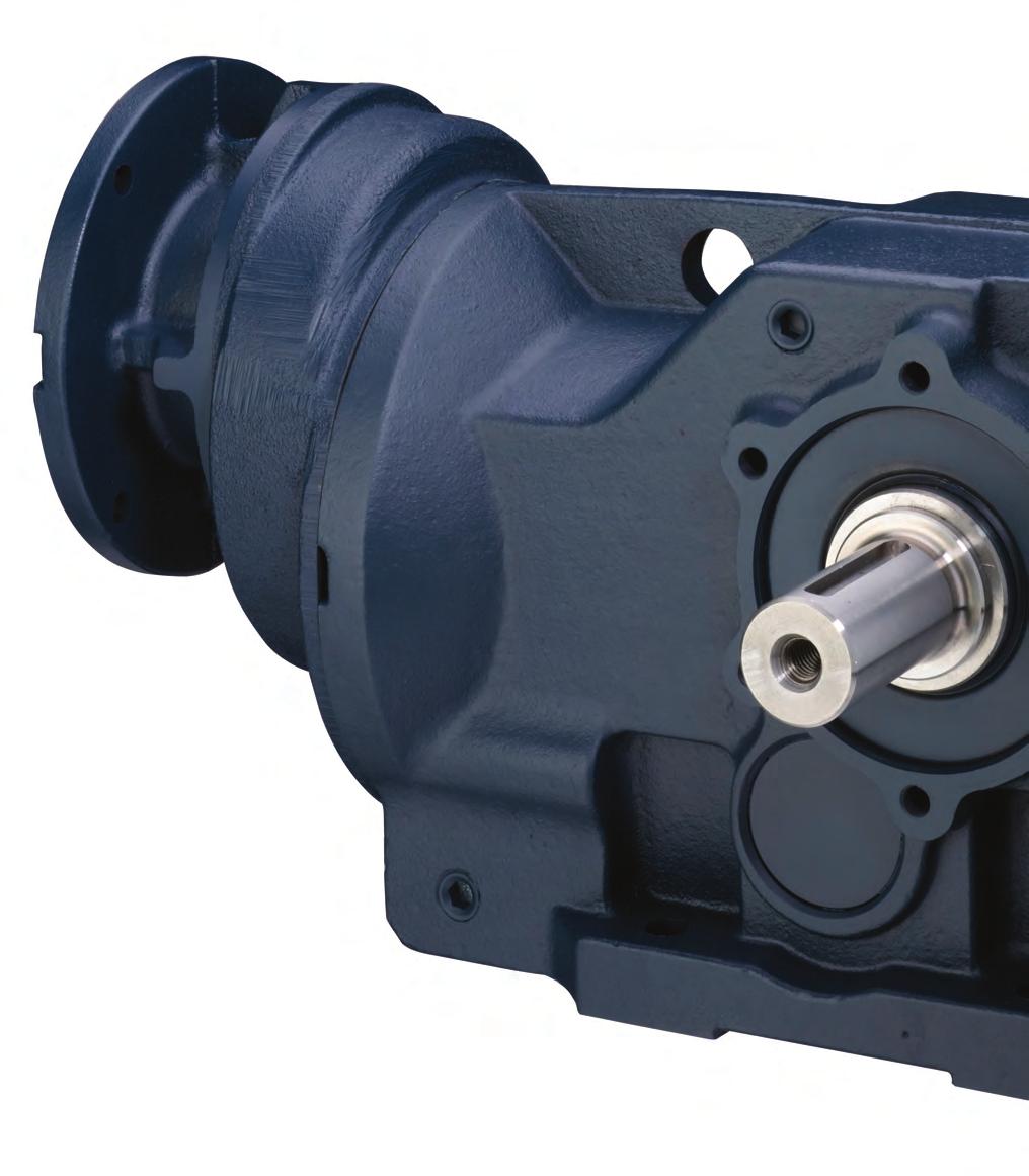 GROVE GEAR IRONMAN HIGH EFFICIENCY HELICAL-BEVEL GEAR REDUCERS K SERIES FEATURES AND BENEFITS standard double lip Seals provide extra protection against entry of contaminants or loss of lubrication.
