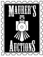TOY TRAIN AUCTION 10:00 A.M. SATURDAY, APRIL 18, 2015 NOTE NEW EXHIBITION TIMES: 6 p.m. to 8 p.m. Friday and from 8 a.m. to 10 a.m. Saturday The exhibition will close at 10 a.m. when the sale commences.