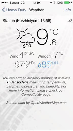 Besides current weather conditions, Windchill is calculated from