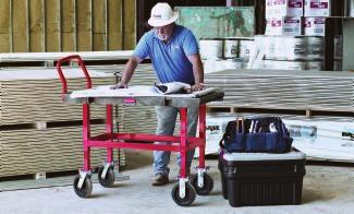 Two fixed, two swivel heavyduty polyolefin casters for optimal control, maneuverability and long wear life over a variety of surfaces. Easy and quick assembly with common tools. Deck size: 24-in.
