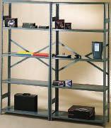 Storage Shelving Storage oxes Outdoor Storage. 75" High ommercial Metal Shelving 350-lb. capacity per shelf (based on 36 x 18 shelf evenly distributed).