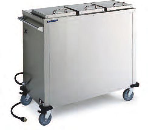 MOVING FOODSERVICE FORWARD heated pellet Dispensers STAINLESS STEEL Evenly heat pellets before serving to help maintain safe food temps throughout your meal delivery service.