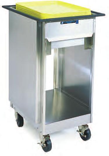 D I S P E N S I N G t r AY & G L A S S r Ac k D i S P e n S e r S mobile tray and glass rack Dispensers STAINLESS STEEL Mobile dispensers allow quick transporting and